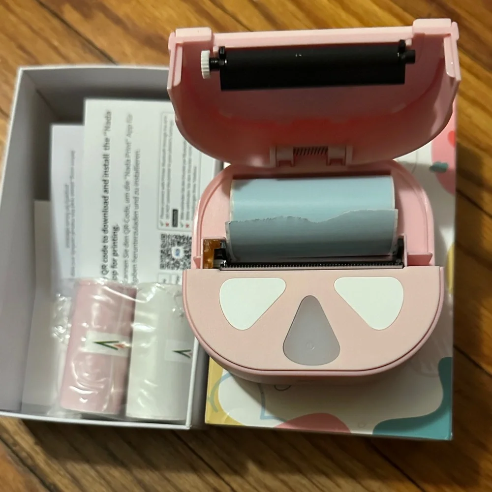 D20 Portable Sticker Printer - Pink - Picture 2 of 2